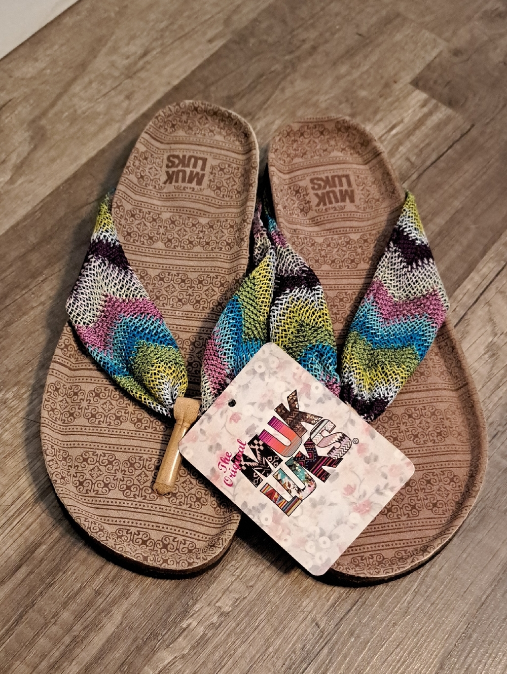 Muk Luks Flip Flops